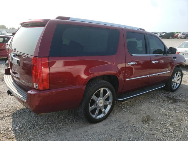 1GYUKHEF0AR100906 - 2010 CADILLAC ESCALADE ESV LUXURY RED photo 3