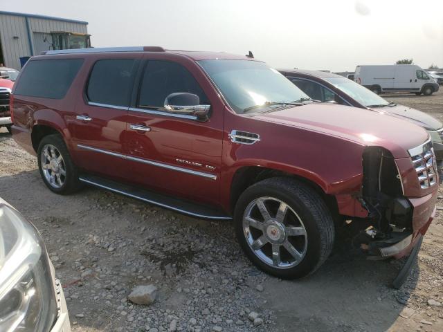 1GYUKHEF0AR100906 - 2010 CADILLAC ESCALADE ESV LUXURY RED photo 4