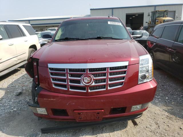 1GYUKHEF0AR100906 - 2010 CADILLAC ESCALADE ESV LUXURY RED photo 5