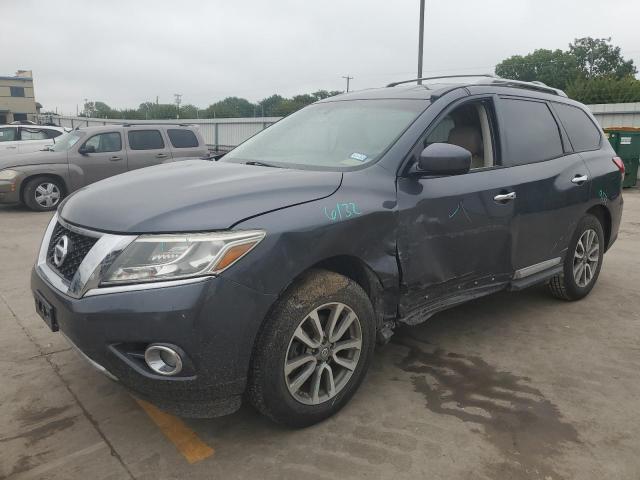 5N1AR2MN3DC608591 - 2013 NISSAN PATHFINDER S BLUE photo 1