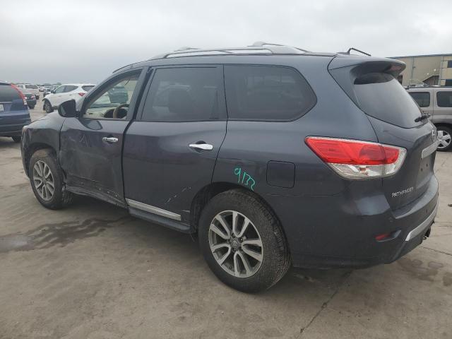 5N1AR2MN3DC608591 - 2013 NISSAN PATHFINDER S BLUE photo 2