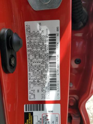 3TMJU62N36M025288 - 2006 TOYOTA TACOMA DOUBLE CAB PRERUNNER RED photo 12