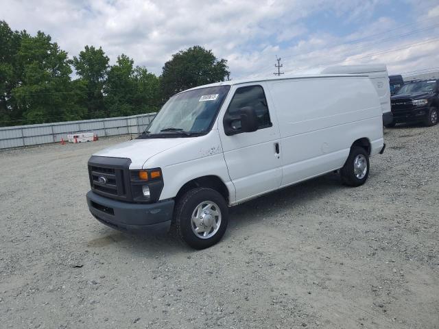 1FTNE1EW3ADA45146 - 2010 FORD ECONOLINE E150 VAN WHITE photo 1