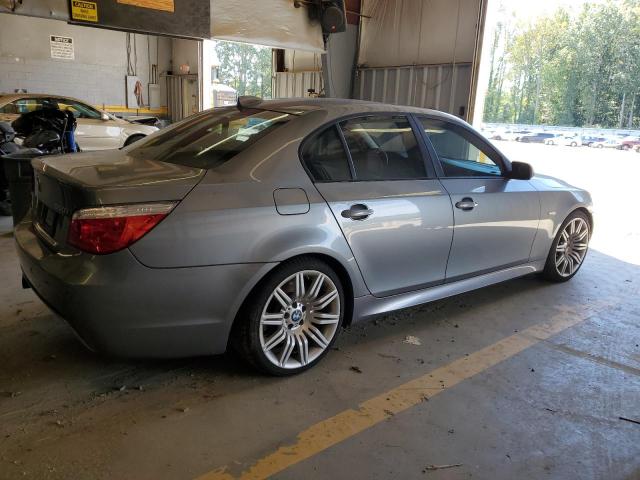 WBANW535X8CT51109 - 2008 BMW 550 I GRAY photo 3