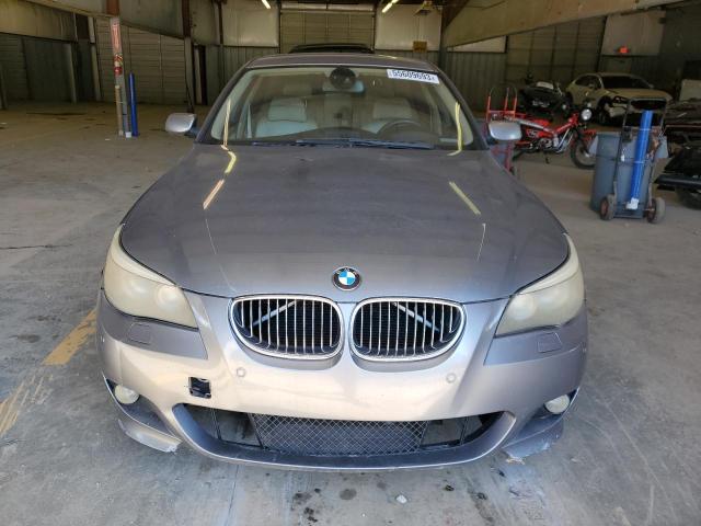 WBANW535X8CT51109 - 2008 BMW 550 I GRAY photo 5