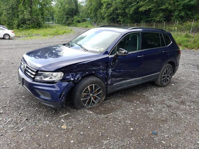 3VV2B7AXXMM123185 - 2021 VOLKSWAGEN TIGUAN SE BLUE photo 1