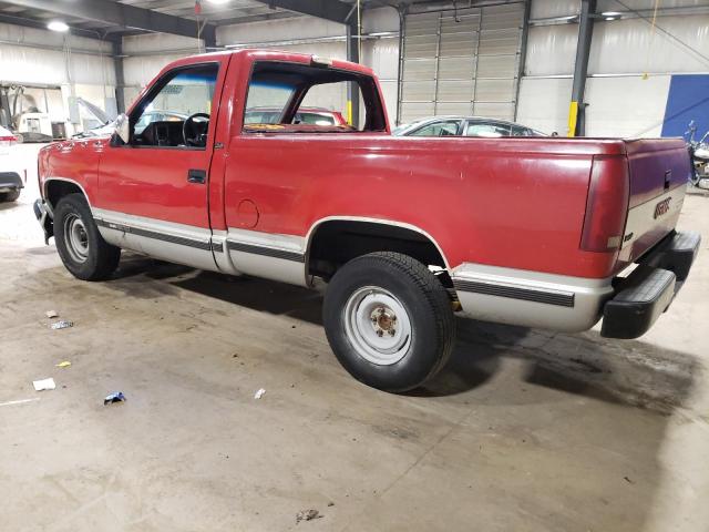 1GTDC14Z1LZ538018 - 1990 GMC SIERRA C1500 RED photo 2