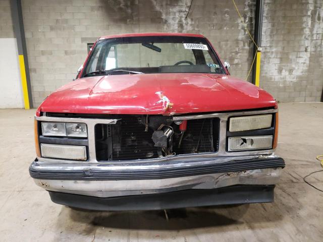 1GTDC14Z1LZ538018 - 1990 GMC SIERRA C1500 RED photo 5