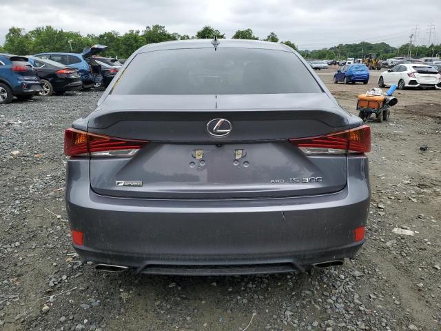 JTHC81D20J5028505 - 2018 LEXUS IS 300 GRAY photo 6