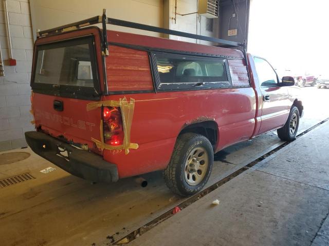 1GCEC14X37Z139393 - 2007 CHEVROLET SILVERADO C1500 CLASSIC Qırmızı foto 3