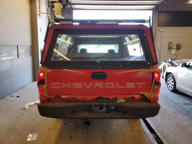 1GCEC14X37Z139393 - 2007 CHEVROLET SILVERADO C1500 CLASSIC Qırmızı foto 6