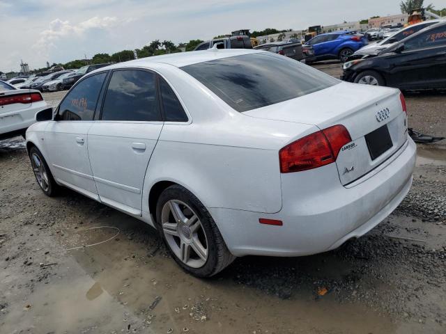 WAUAF78E78A059139 - 2008 AUDI A4 2.0T WHITE photo 2