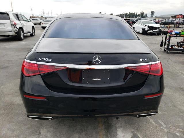 W1K6G6DB3PA167239 - 2023 MERCEDES-BENZ S 500 4MATIC BLACK photo 6