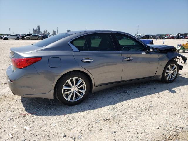 JN1BV7AP0FM353812 - 2015 INFINITI Q50 BASE GRAY photo 3