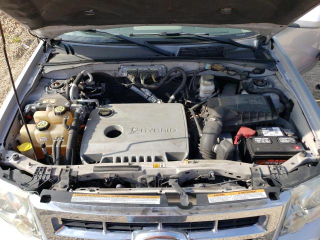 1FMCU493X9KA16676 - 2009 FORD ESCAPE HYBRID SILVER photo 12