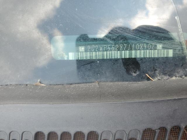 2G2WP552871108902 - 2007 PONTIAC GRAND PRIX 石墨色 照片 12