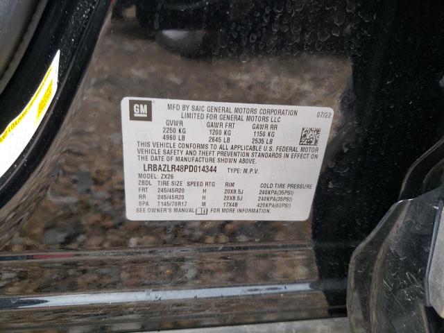 LRBAZLR48PD014344 - 2023 BUICK ENVISION PREFERRED BLACK photo 14