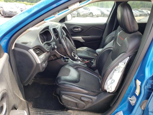 1C4PJMBS7HW657498 - 2017 JEEP CHEROKEE TRAILHAWK BLUE photo 7