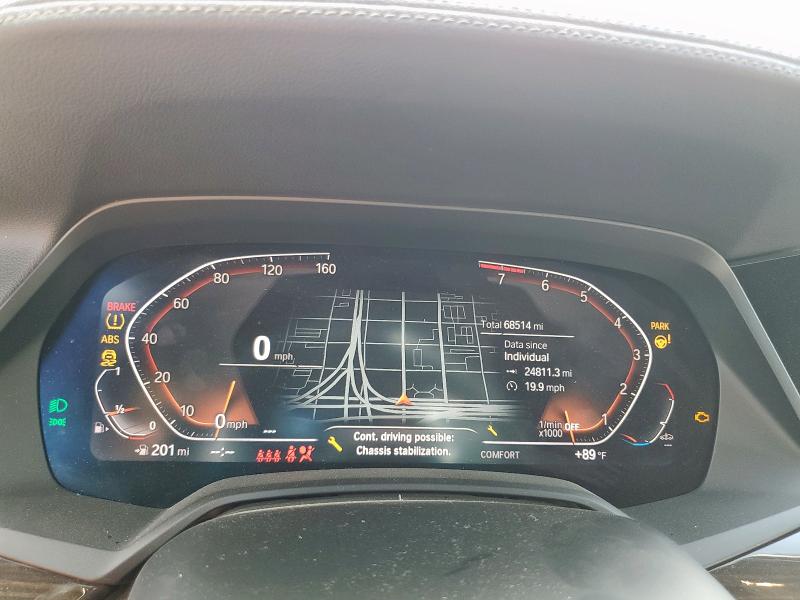 5UXCY4C09L9D04406 - 2020 BMW X6 SDRIVE 40I GRAY photo 9