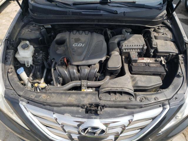 5NPEB4AC4CH363943 - 2012 HYUNDAI SONATA GLS BLACK photo 11