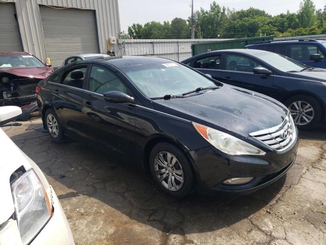 5NPEB4AC4CH363943 - 2012 HYUNDAI SONATA GLS BLACK photo 4