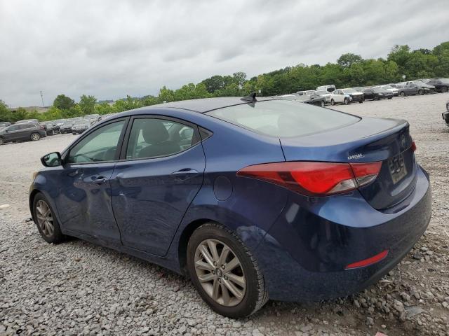 5NPDH4AE3GH711054 - 2016 HYUNDAI ELANTRA SE BLUE photo 2