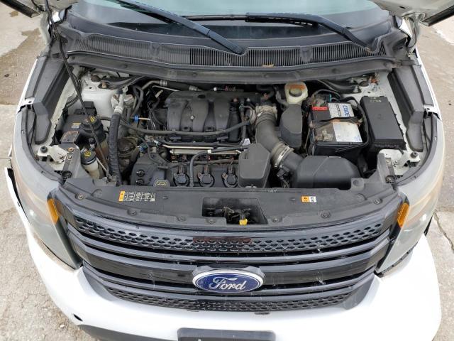 1FM5K8AR0EGC60436 - 2014 FORD EXPLORER POLICE INTERCEPTOR WHITE photo 12