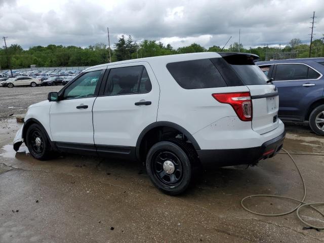 1FM5K8AR0EGC60436 - 2014 FORD EXPLORER POLICE INTERCEPTOR WHITE photo 2