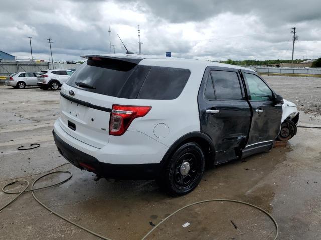 1FM5K8AR0EGC60436 - 2014 FORD EXPLORER POLICE INTERCEPTOR WHITE photo 3