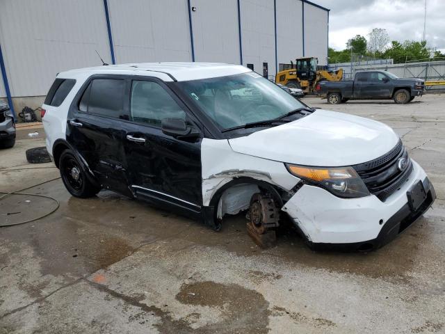 1FM5K8AR0EGC60436 - 2014 FORD EXPLORER POLICE INTERCEPTOR WHITE photo 4