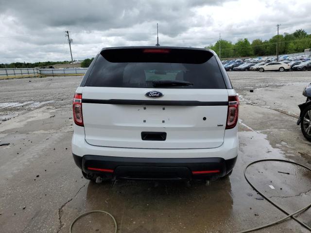 1FM5K8AR0EGC60436 - 2014 FORD EXPLORER POLICE INTERCEPTOR WHITE photo 6