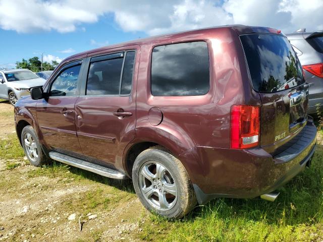 5FNYF3H45DB017717 - 2013 HONDA PILOT EX MAROON photo 2