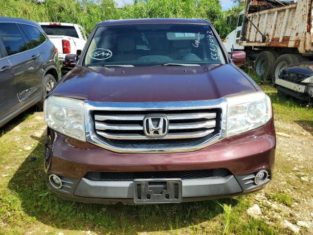 5FNYF3H45DB017717 - 2013 HONDA PILOT EX MAROON photo 5