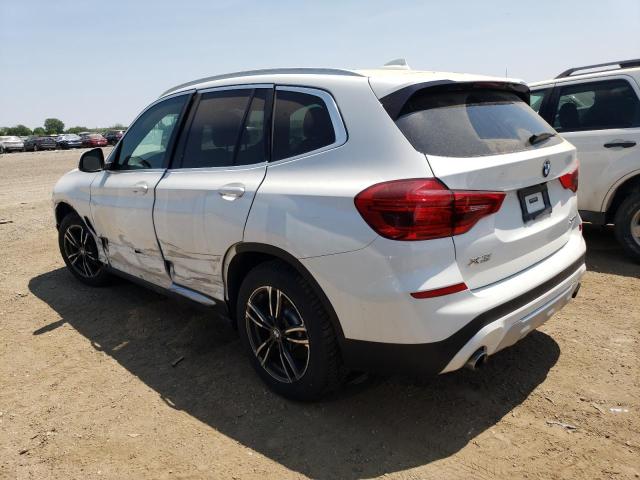 5UXTR9C53KLE18781 - 2019 BMW X3 XDRIVE30I WHITE photo 2