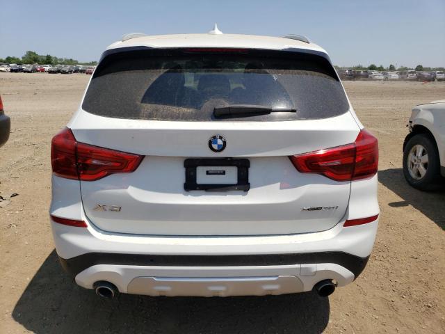 5UXTR9C53KLE18781 - 2019 BMW X3 XDRIVE30I WHITE photo 6