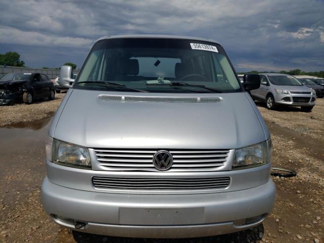 WV2KB47043H013891 - 2003 VOLKSWAGEN EUROVAN GLS SILVER photo 5