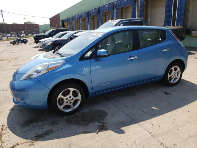 JN1AZ0CP8CT015967 - 2012 NISSAN LEAF SV BLUE photo 1