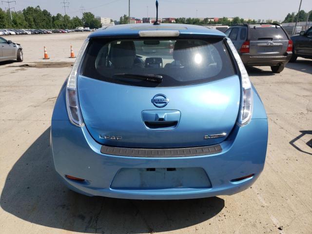 JN1AZ0CP8CT015967 - 2012 NISSAN LEAF SV BLUE photo 6