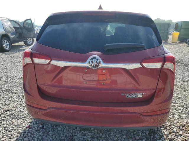 LRBFXBSA8KD038335 - 2019 BUICK ENVISION PREFERRED BURGUNDY photo 6