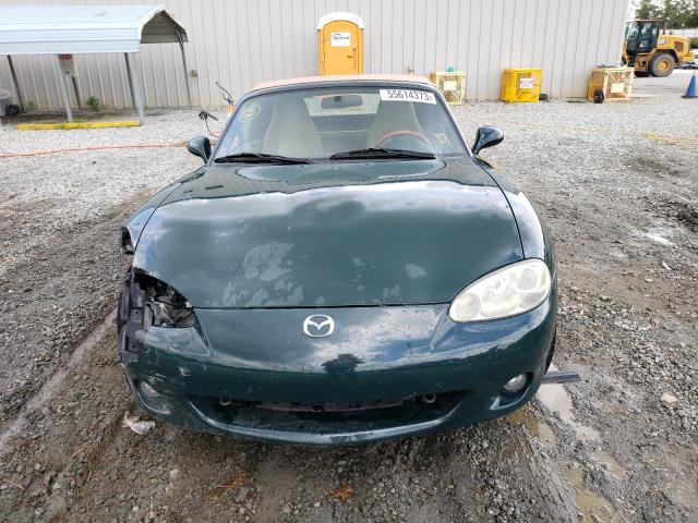 JM1NB353210214770 - 2001 MAZDA MX-5 MIATA BASE GREEN photo 5