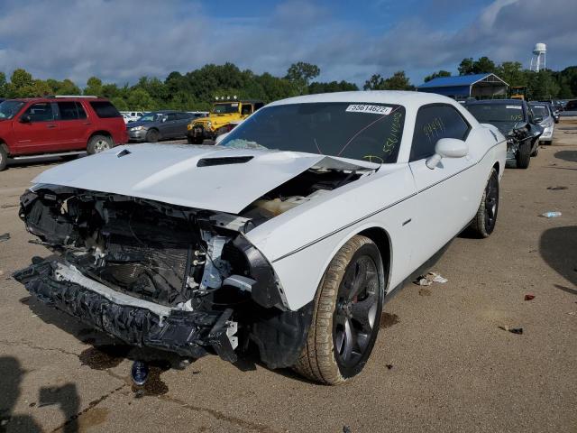 2C3CDZBT4HH640656 - 2017 DODGE CHALLENGER WHITE photo 2