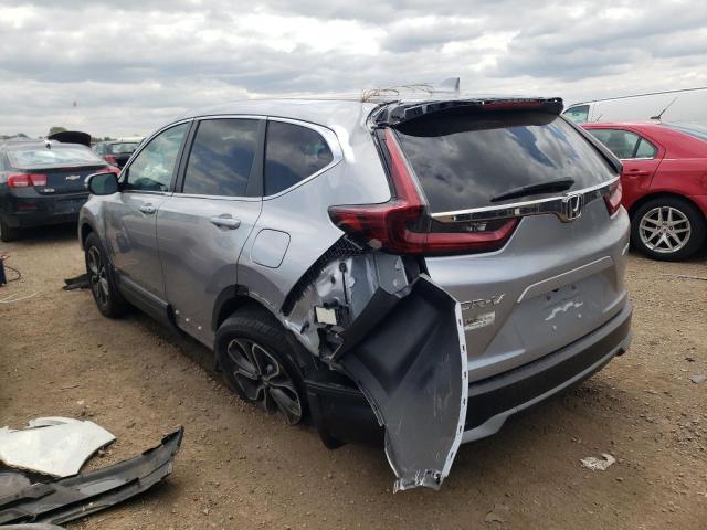 5J6RW2H89MA015568 - 2021 HONDA CR-V EXL SILVER photo 2