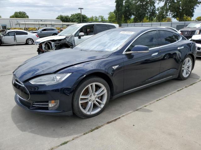 5YJSA1S16EFP50559 - 2014 TESLA MODEL S Կապույտ լուսանկար 1