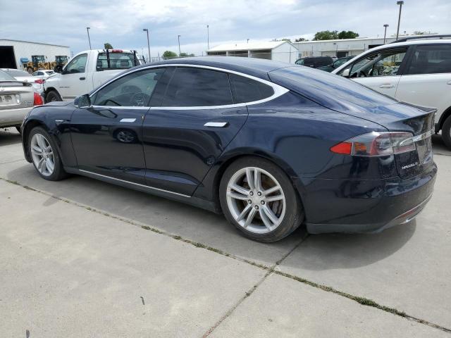 5YJSA1S16EFP50559 - 2014 TESLA MODEL S Կապույտ լուսանկար 2