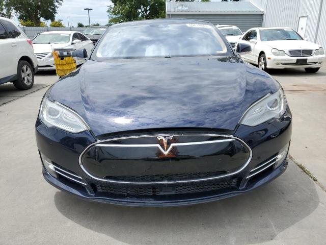 5YJSA1S16EFP50559 - 2014 TESLA MODEL S Կապույտ լուսանկար 5