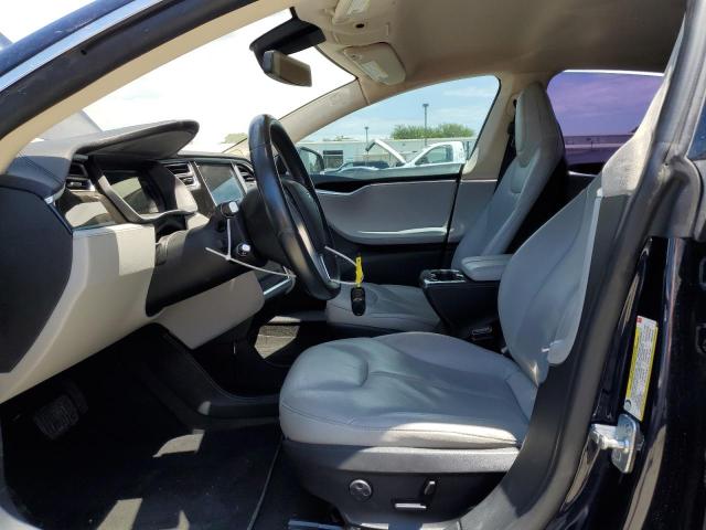 5YJSA1S16EFP50559 - 2014 TESLA MODEL S Կապույտ լուսանկար 7