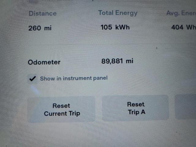 5YJSA1S16EFP50559 - 2014 TESLA MODEL S Կապույտ լուսանկար 9