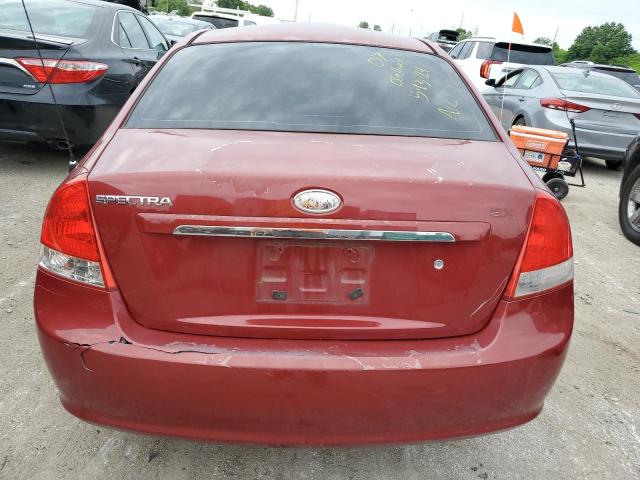 KNAFE121985554852 - 2008 KIA SPECTRA EX RED photo 6