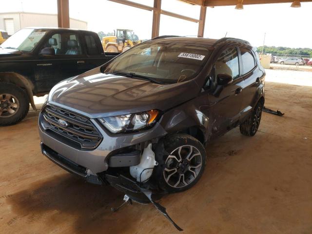 MAJ6S3JL9LC323731 - 2020 FORD ECOSPORT SES GRAY photo 2