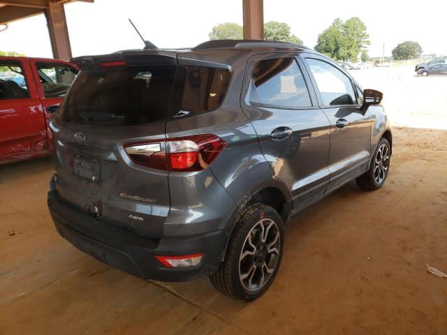 MAJ6S3JL9LC323731 - 2020 FORD ECOSPORT SES GRAY photo 4